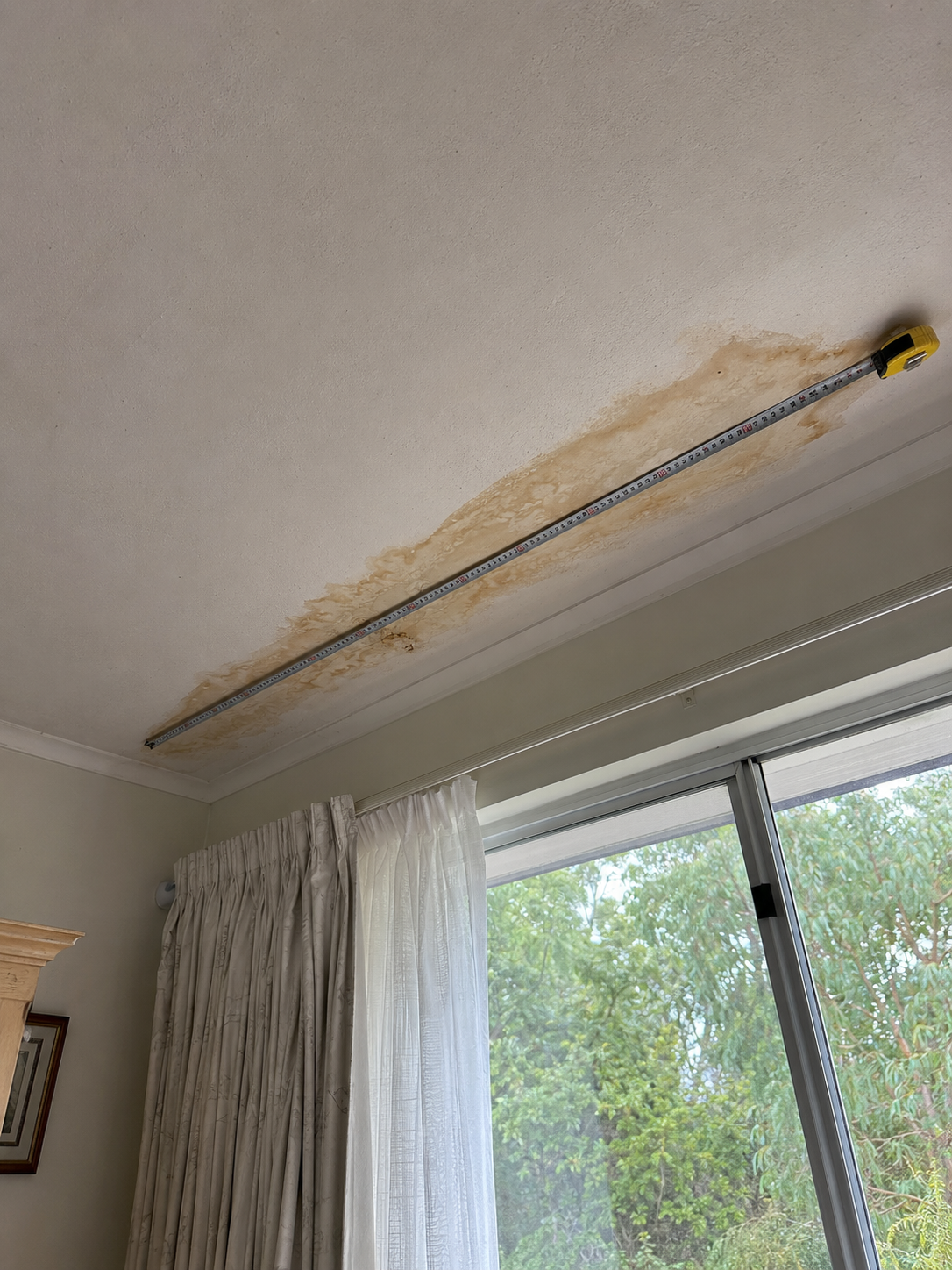 Bedroom ceiling stain